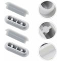 Miniatyrbillede 3 af 4: 4 Stk. Universal Toiletbrætsbuffer Universal Støddæmper Sæt WC-sæde Buffer Plast Toilet Kofanger Udskiftning.pa