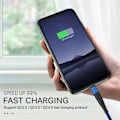 Miniatyrbild 3 av 5: USB-kabel för iPhone 11 12 13 14 Pro X XS Max 6 7 8 Plus SE Apple iPad Snabbladdningskabel Original Mobilladdare Datakabel svart