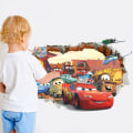 Miniatyrbillede 2 af 4: Bilar Nursery Decor Wall Decal Disney Wall Decal Avtagbar vägg
