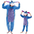 Miniatyrbilde 1 av 3: Snug Fit Unisex Voksen Onesie Pyjamas, Flanell Cosplay Dyr En-delt Halloween Kostyme Sovklær Hjemmekler Q Grisunge 85cm Esel L Donkey L