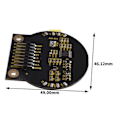 Miniatyrbilde 3 av 5: 2.2 Tommers Tft Farge Lcd Fargeskjerm 128x128 Punkt- Skjerm Rund TFT Multifunksjons LCD Display Modul.pa
