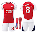 Miniatyrbillede 1 af 2: 24-25 Arsenal Hjemme Børne Fodboldtrøje med Strømper Nr.8 ØDEGAARD M