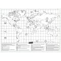 Pikkukuva 4 / 4: Raaputuskartta / Scratch Map / Maailmankartta - 82 x 59 cm—pa