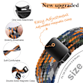 Miniatyrbilde 4 av 5: Flettet armbånd for Samsung Galaxy Watch 6 4 classic/5 Pro 45mm 47mm 43mm 44mm 40mm Ingen glipp magnetisk armbånd Galaxy watch 6 remmer Regnskog Grønn