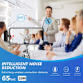 Miniatyrbillede 4 af 4: Trådløs Lavalier Mikrofon, 2.4 GHz Mini Mic Trådløs Lavalier a