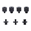 Miniatyrbillede 1 af 5: Kamerastativ med skrueadapter 1/4\" til 3/8\", 6-delt Sort