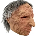 Miniatyrbilde 3 av 5: Halloween latexmaske - gammel mann dekor realistisk ansiktsmaske for menneskelig rynke C