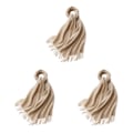 Miniatyrbillede 4 af 5: 1/2/3 Unisex Halskæde med Frynser Varmt og Hyggeligt Rørhalskæde til Beige Beige 3Set