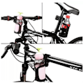 Miniatyrbillede 3 af 5: INF Roterbar flaskeholder til cykel sort