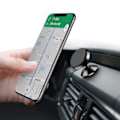 Miniatyrbild 2 av 5: 360° Magnetisk Mobilhållare Självhäftande Bilhållare Silver—pa