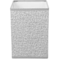 Miniatyrbillede 3 af 4: Linne rektangulær lampeskærm, linne gulvlampe skærm, bordlampe skærm, lysegrå 14x14 Light Grey 14x14x20cm