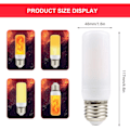 Miniatyrbillede 3 af 5: Flambulb | Pærer med flammeeffekt | Flimrende pære, 4 lystilstande LED E27
