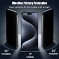 3-Pack iPhone 12 Pro Max Sekretess Skärmskydd Heltäckande HD Härdat Glas—pa