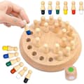 Minnesmatch Schack, Träspel, Minneschack Läroleksak, Minneschack