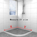 Miniatyrbillede 5 af 5: Nem installation - Silikon Duschbarriere Vandstop Vandafvisende Strip Wet Dry Separation Blocker sort 250CM