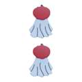 Miniatyrbilde 4 av 5: 1/2/3/5 Fargerike Morsomme Spøkelser Emalje Nål Stilig Universal Brosje B B 2PCS