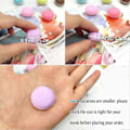 Miniatyrbilde 2 av 4: 14 stk Mini Macarons Kunstige Macarons Simulering for Fotorekvisitter, Bakeridisplay - 7 Farger