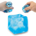 Pikkukuva 1 / 5: Jääkuutio Squishy-lelut, TPR Läpinäkyvä Jäälohko Mochi Squishy Fidget-lelut Stresspallo Stressin Lievitys Puristuslelut Mini Squishy-lelut lahjaksi [DmS]