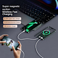 Miniatyrbillede 5 af 5: Magnetisk bærbar oplader 20000 mAh Hurtig opladning 22,5W Bærbar MagSafe Power Bank Sort 20 000 MA Svart 20 000 MA