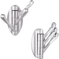 Vikbar svängbar handdukshängare 2-pack, flexibel klädkrok i metall