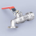 Miniatyrbilde 2 av 5: 1000L tankkran med kranadapter for hageslange, S60x6 Ibc kranstilkobling