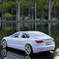Miniatyrbilde 3 av 4: 1:32 Tesla Model X Model 3 Model S Model Y Legeringsbilmodell Støpt Leketøy Bil Lyd og Lys Barneleker Barnegaver Gutteleketøymodell