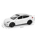 Miniatyrbild 1 av 4: 1/32 Tesla Model Y SUV Leksaksbil Modell Diecast Legering Metall Miniatyr Ljud & Ljus Dra Tillbaka 1:32 Samling Present För Pojke Barn Svart