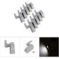 Pikkukuva 5 / 5: 10 kpl LED-kaapin ovien valoja, kaappi, vaatekaappi, keittiö (kylmä valkoinen)