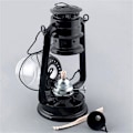 Miniatyrbillede 5 af 5: Fotogenlygte i retro stil Black Svart