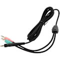 Miniatyrbilde 3 av 4: Erstatningskabel for Sennheiser G4ME ONE GAME ZERO 373D GSP 350 / GSP 500 / GSP 600 Hodetelefoner (PC Versjon 2 meter) svart（PA）