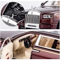 Pikkukuva 3 / 5: SAYTAY 1/24 Rolls-Royce Phantom -automalli, sinkkiseosvetoauto äänillä ja valoilla lapsille, pojille ja tytöille, lahja (punainen) ST-001