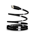 Miniatyrbillede 2 af 3: PD magnetkabel, USB-C til USB-C, 2m, sort, Sero—pa
