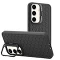 För Samsung Galaxy S24 5G Honeycomb Radiating Linshållare TPU Telefonfodral