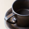 Miniatyrbild 3 av 5: Kaffe Mugg, Te Kopp Handgjord Retro Kopp och Fat Set Hem Utsökt Atmosfär Kaffe Kopp