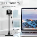 Miniatyrbilde 4 av 5: Webkamera HD Webkamera Innebygd Mikrofon USB Plugg Webkamera for PC Datamaskin Laptop Stasjonær Gratis Driver.pa