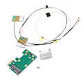Miniatyrbillede 1 af 5: PCI til Mini PCI Kort Adapter Trådløst Netværk Ethernet LAN Mini PCI-E Riser PC til Laptop Netværk Ca.pa