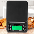 Miniatyrbild 5 av 5: NSCF1 0,1g~3kg LCD Digital Kaffeskala Elektronisk Vågskala med Bakgrundsbelysning för Hemkök
