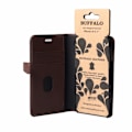 Miniatyrbild 5 av 5: BUFFALO Mobilfodral 3 Kortfack Brun - iPhone XR