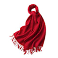Pikkukuva 1 / 5: 1/2/3 unisex-huivit fransuilla Lämmin ja mukava putkihuivi punaiselle red 1Set