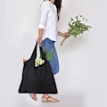 Miniatyrbillede 5 af 5: 3 stk genanvendelig indkøbstaske, sammenfoldelig shopper med fastgjort pose