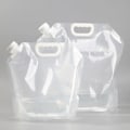 Miniatyrbillede 1 af 4: 2-PAK 10L Bærbare Sammenklappelige Vanddunke. Vanddunk (transparent)