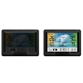 Miniatyrbild 3 av 4: Svart väderstation med display BD-901