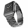 Miniatyrbillede 5 af 5: Apple Watch 38/40/41 1/2/3/4/5/6/7/SE Rustfrit Metal Sort—pa