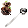 Miniatyrbillede 2 af 5: Kaffemåleske i rustfrit stål, 2 spiseskefulde måleske, 30 ml metal langskaftet sp.pa