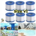 Miniatyrbillede 1 af 5: Lay-Z-Spa filterpatron (VI), kompatibel med alle Lay-Z-Spa badekarmodeller 6 stk 6pcs