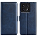 Miniatyrbillede 1 af 5: Xiaomi 14T Pro Pung Etui Læder Blå 71