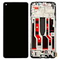 Miniatyrbild 1 av 2: For Oppo Reno8 Lite 5G C-Class LCD Screen and Digitizer Assembly + Frame-Xin（PA）