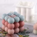 Miniatyrbillede 1 af 5: DIY Stearinlys Kube – Lysform 6cm—pa