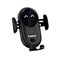 Miniatyrbillede 1 af 5: Smart bil trådløs oplader automatisk sensor telefonholder (sort)（PA)
