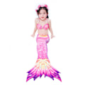 Miniatyrbillede 2 af 5: 9-delt havfruehale badedragt prinsesse bikini badetøj sæt inklusive monofinne MY12 MY12 MY12 110